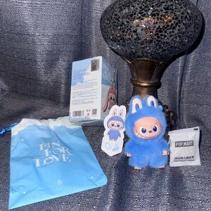 Labubu Pin for Love Series Vinyl Plush Pendant “O” The Monsters Popmart